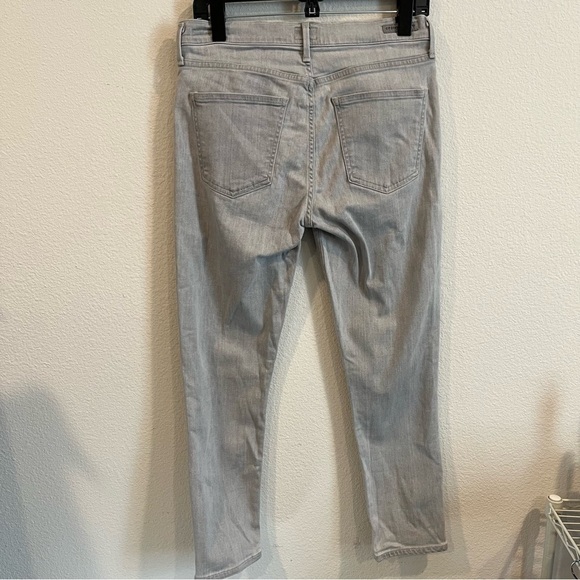 Citizens of a humanity rocket crop high rise skinny light gray size 29 jeans - Picture 9 of 10
